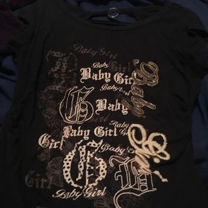 Black Baby Girl tee